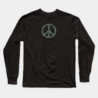 Risk Studio Floral Peace Sign I Long Sleeve T-Shirt